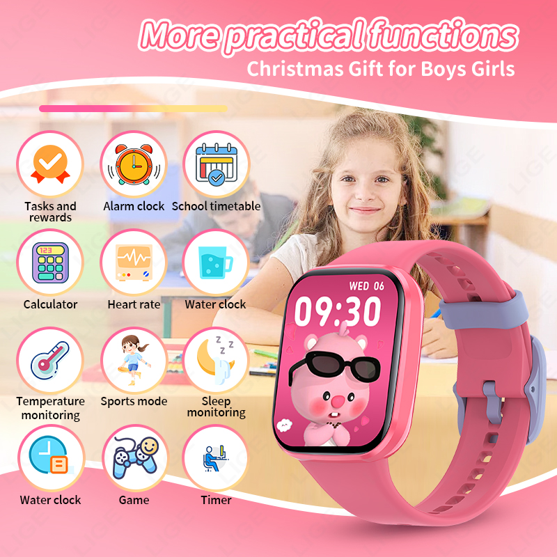 ساعة ذكية جديدة للأطفال الأولا - مراجعة Smartwatch Watches Gift For Boys On Birthday وسعره