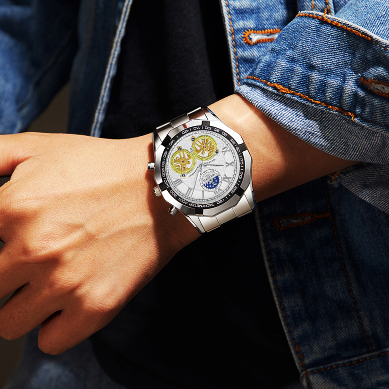 ساعات كوارتز رجالية ذات علامة  - مراجعة Smartwatch Watches Brands For Men وسعره