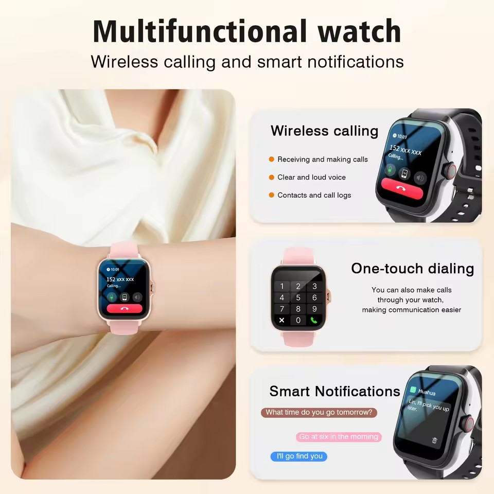 أحدث تصميم متطور للساعة الذكية - مراجعة Smartwatch Latest Watches For Men وسعره