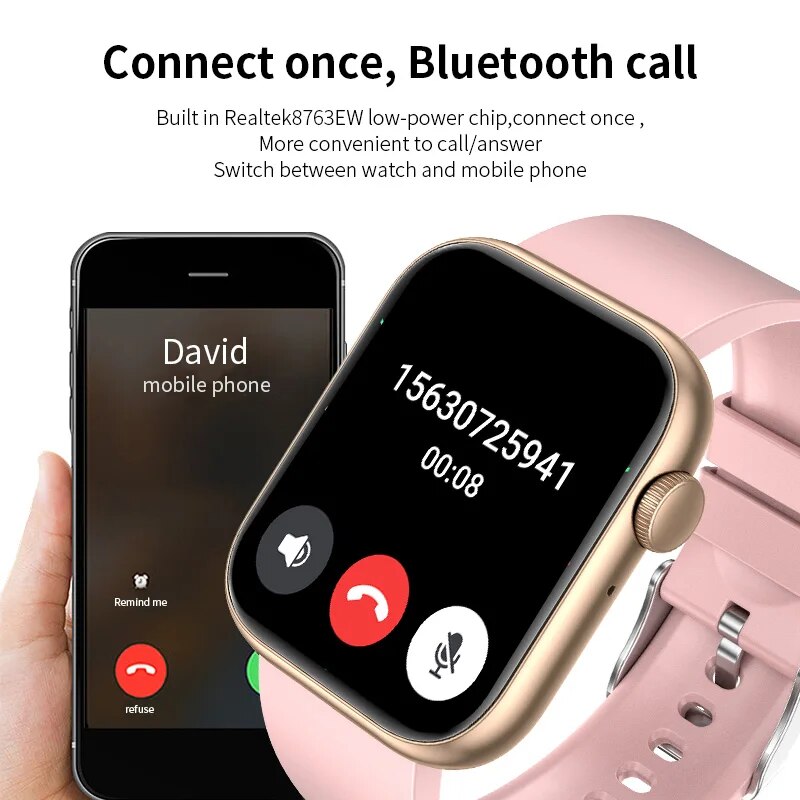 LIGE-ساعة ذكية بتقنية البلوتوث - مراجعة Smartwatch Watches For Men Digital وسعره