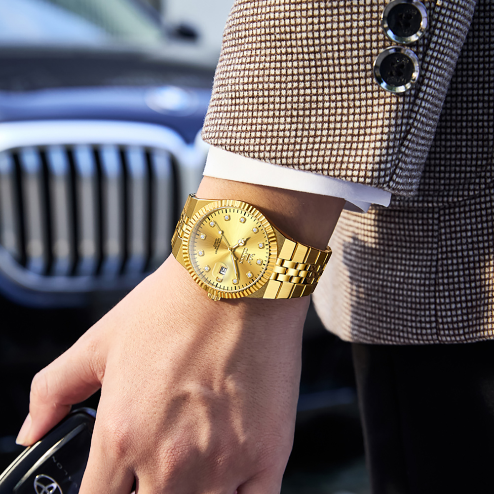 OLEVS موضة جديدة ساعة رجالية ا - مراجعة Smartwatch Watches Brands For Men وسعره