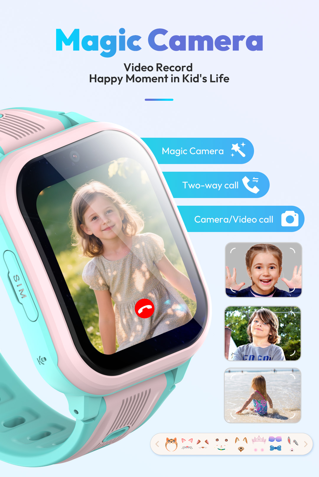ساعة ذكية KT41 - ساعة أطفال بخ - مراجعة Smartwatch Watches Gift For Boys On Birthday وسعره