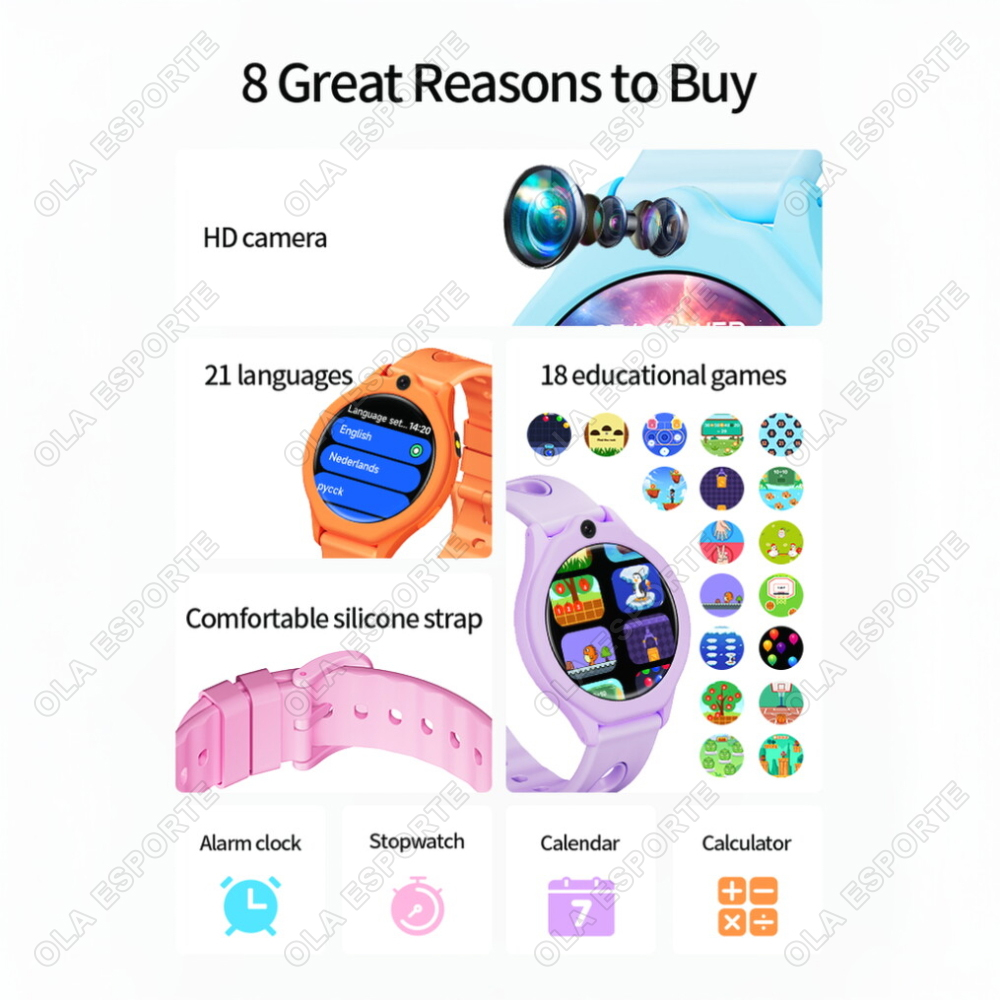 ساعة ذكية جديدة للأطفال لعام 2 - مراجعة Smartwatch Watches Gift For Boys On Birthday وسعره