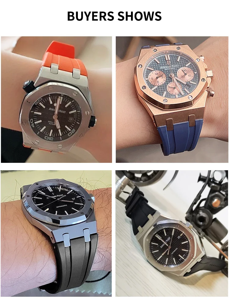 حزام سيليكون رياضي عالي الجودة - مراجعة Audemars Piguet Watch Royal Oak وسعره