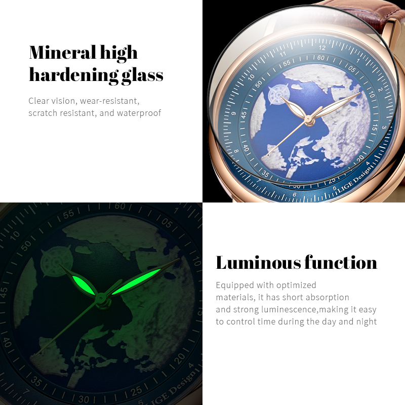 ساعة يد رجالية فاخرة من LIGE 2 - مراجعة Smartwatch Watches Brands For Men وسعره
