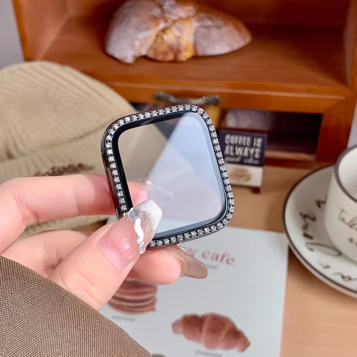 جديد الزجاج + الماس الحال بالن - مراجعة Smartwatch New Watches وسعره