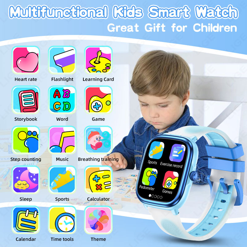 ساعة ذكية للأطفال، ساعة ذكية ل - مراجعة Smartwatch Watches Gift For Boys On Birthday وسعره